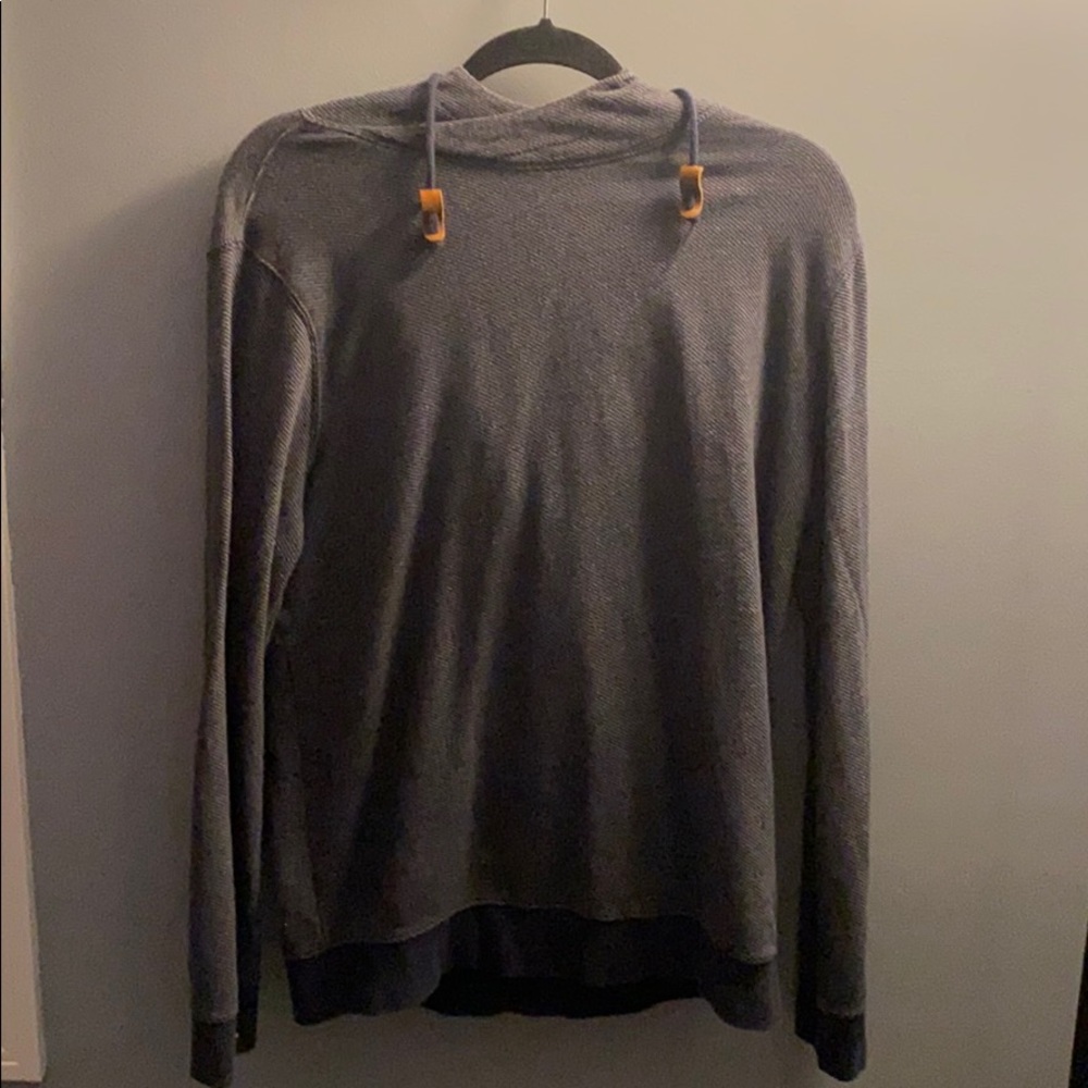 Navy Blue (faint stripped) hoodie